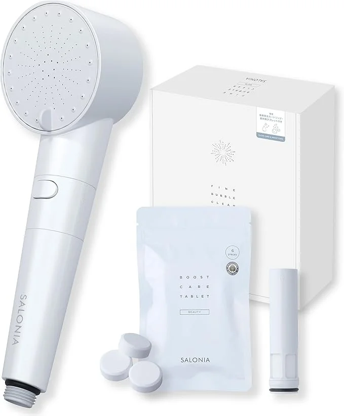 SALONIA シャワーヘッド ファインバブルクリア【Amazon.co.jp限定】