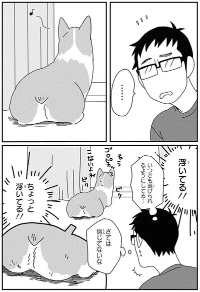 浮いてる！！ちょっと浮いてる！！