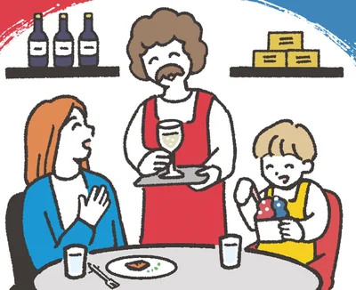 万博会場内のレストラン