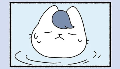 川に棲んでいた「けるぴー」はお風呂が大好き！ 飼い主と一緒に入浴すると？