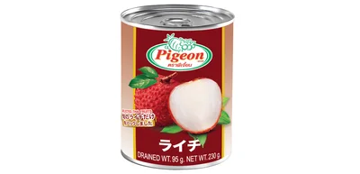 ピジョン ライチのシラップづけ缶