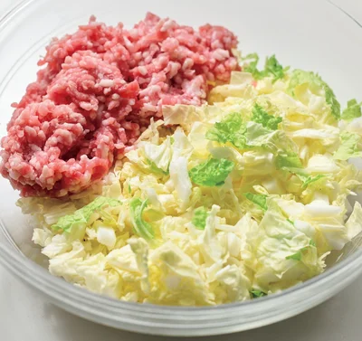 白菜は塩もみなしでもちゃんと混ざるのでご安心を