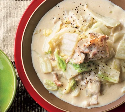 豚バラと白菜のクリーム煮