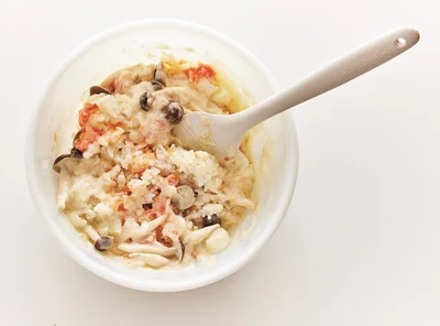 基本の作り方②ご飯を混ぜる