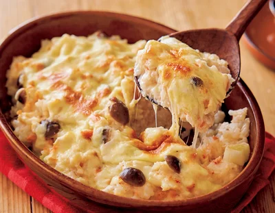 きのこ明太クリームドリア