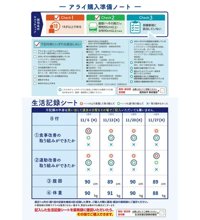 アライ準備ノート