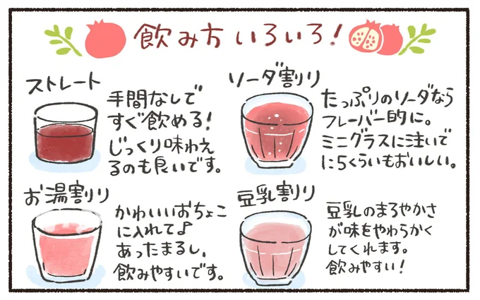 「若榴da檸檬」の飲み方いろいろ！