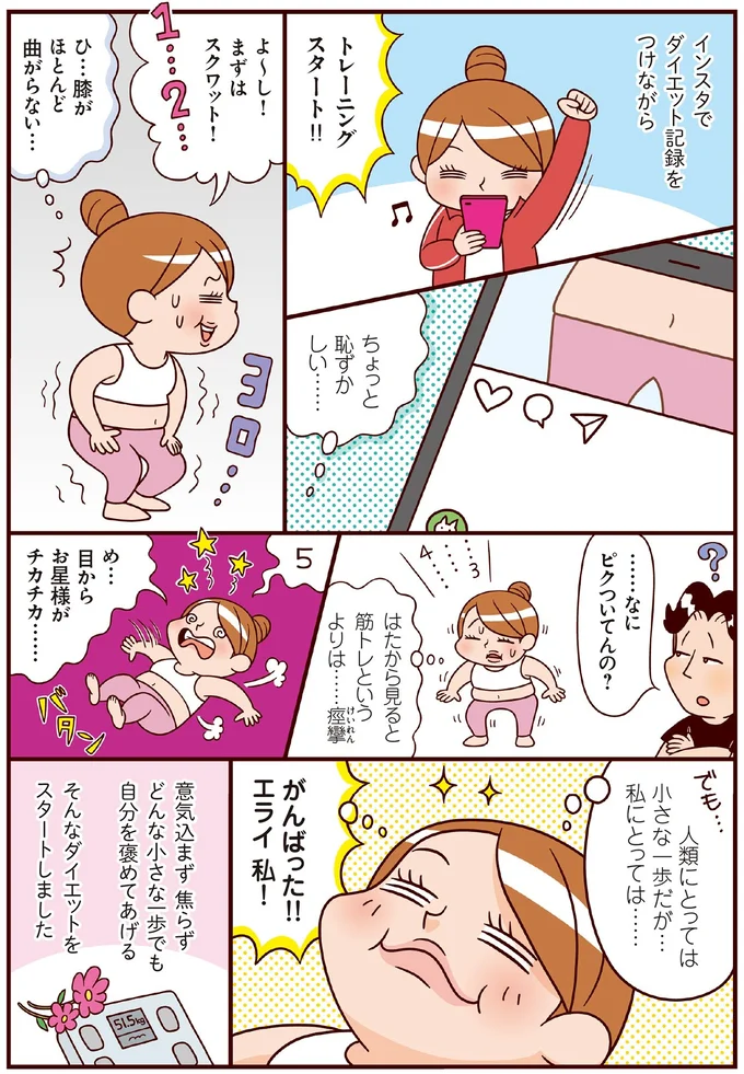 『最強ずぼら女子が成功した唯一のダイエット』より