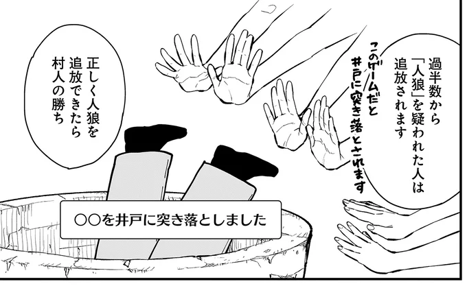 正しく人狼を追放できたら村人の勝ち