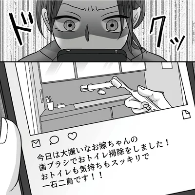 『お嫁ちゃんの歯ブラシでおトイレ掃除をしました！』