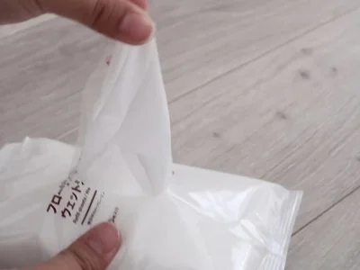 無印良品のフローリングワイパー用ウェットシート　　　無印の神コスパ品まだある！▶