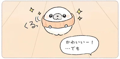 ネックウォーマーかと思いきや？同居人からのプレゼントに勘違い！