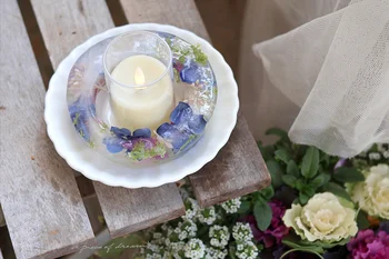 材料たったの3つだけ！「フラワーアイスキャンドル」でお部屋をグレードアップ