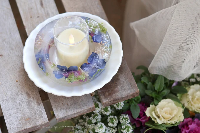 「アイスキャンドル」を作ってみました