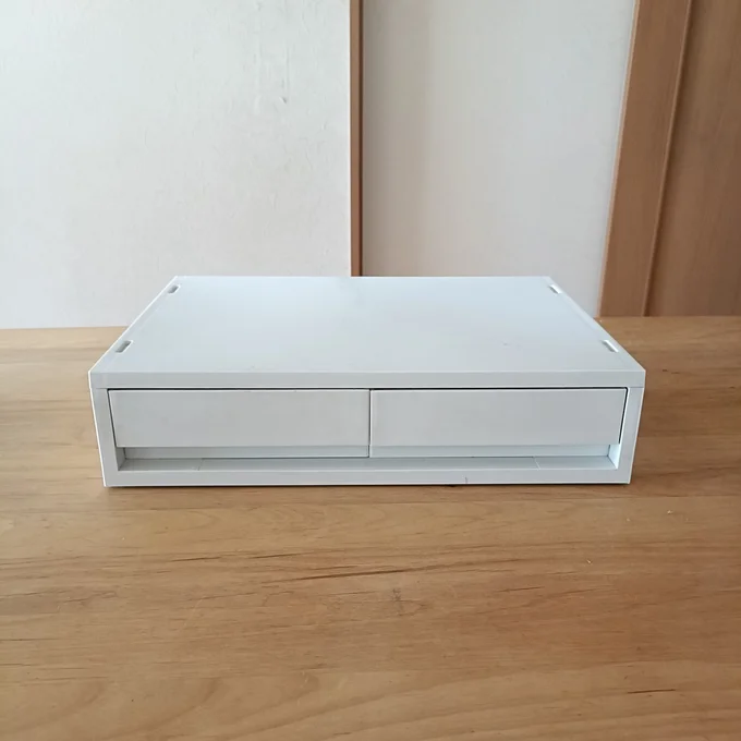 無印良品の再生ポリプロピレン入り　小物収納ケース　ワイド　小　▶組み合わせるものは