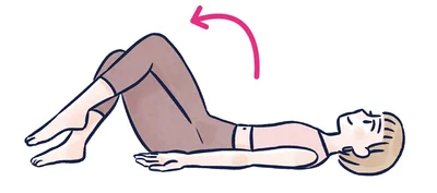 あお向けに寝転ぶ