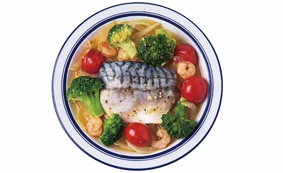 電子レンジでパパッと作る「青魚のアクアパッツァ」