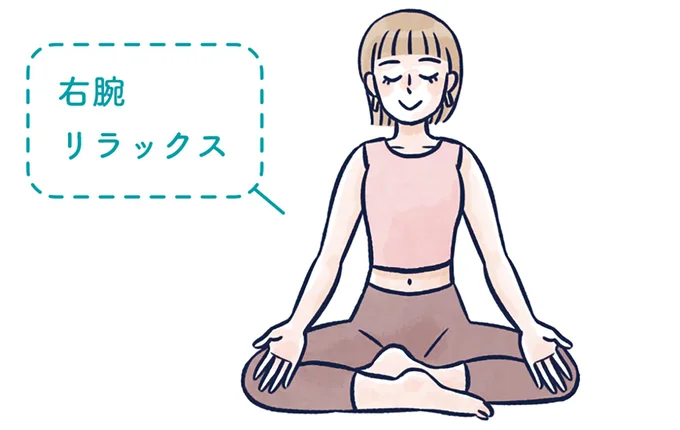 左腕も同様に行う