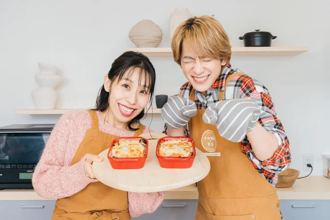 おいしそうに焼けたチーズに興奮！