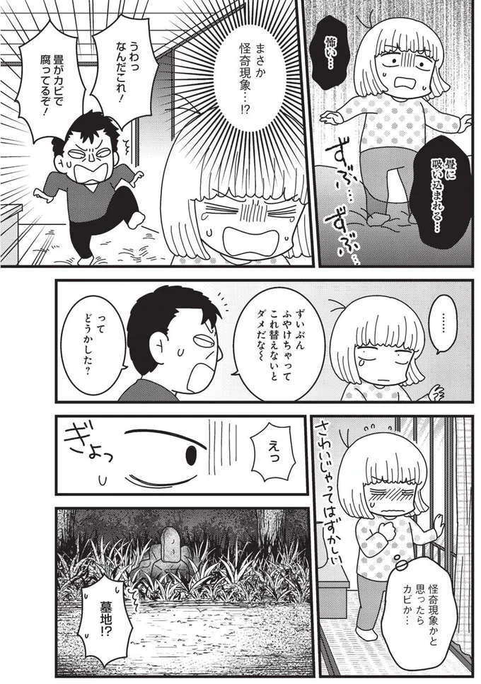 怪奇現象かと思ったらカビか…