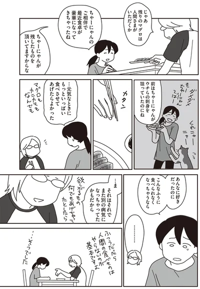 もうマグロをあげるのやめよう