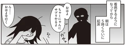 看病するようになってから朝は5時くらいに起床