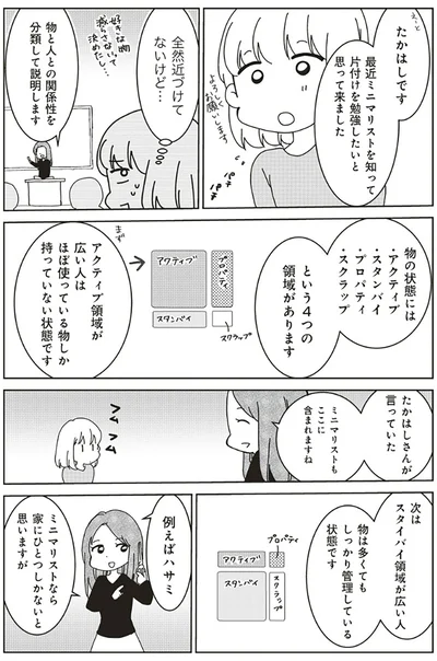 ミニマリストを知って片付けを勉強したいと思って来ました