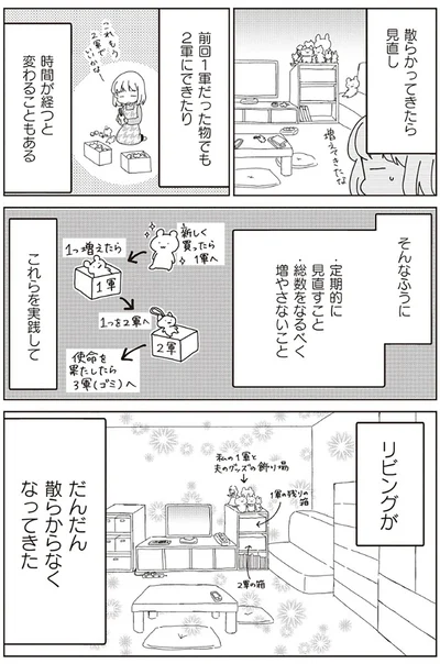 散らかってきたら見直し