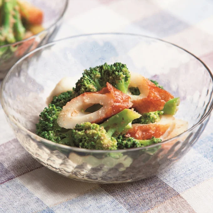 ちくわでうまみとボリュームをプラス「ブロッコリーのごま酢あえ」