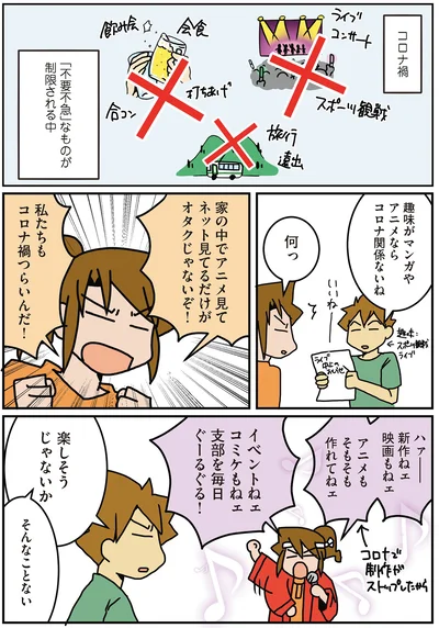 コロナ禍のオタク