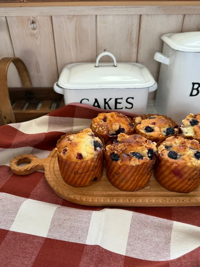 撮影の時のイメージ作りに。温かみのある赤のチェッククロス　▶これを変えると