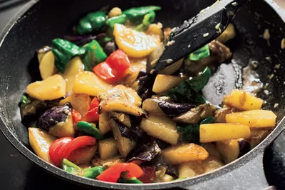 さっとからめて仕上げる