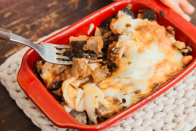 残り物とはいえ、栄養満点の絶品グラタンです