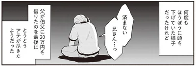 父が伯父に借りたのを最後にとうとうアテが尽きた