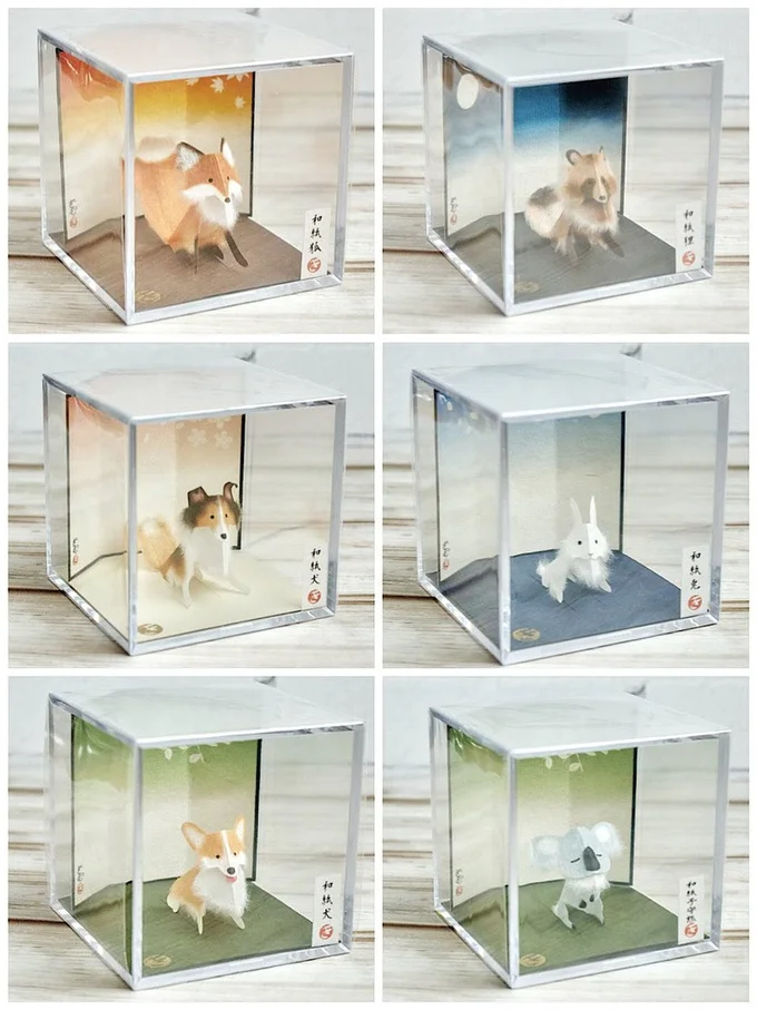 キワムさんの作品たち▶ワンコのふかふか部分の特徴がしっかり再現されています（⇒次へ）