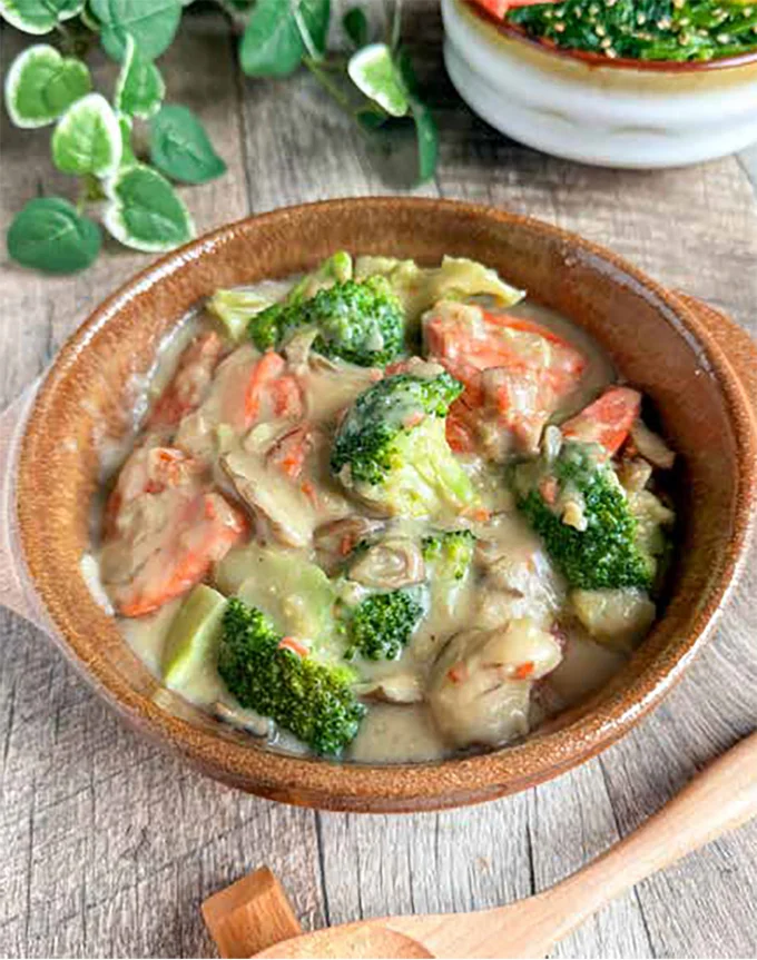 まろやかクリームソースでほっと温まる