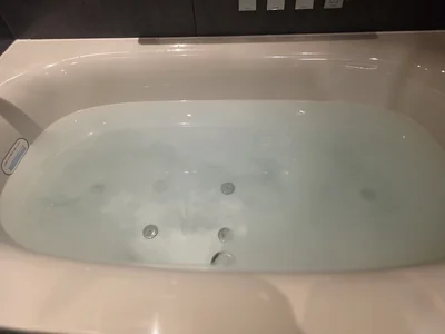 だんだん乳白色に…