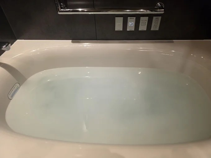 あっという間に乳白色に！