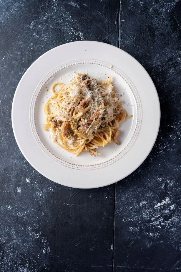 濃厚なのにペロリ。ギュッと凝縮した豚肉の旨み、チーズと黒こしょうのアクセントが最高！