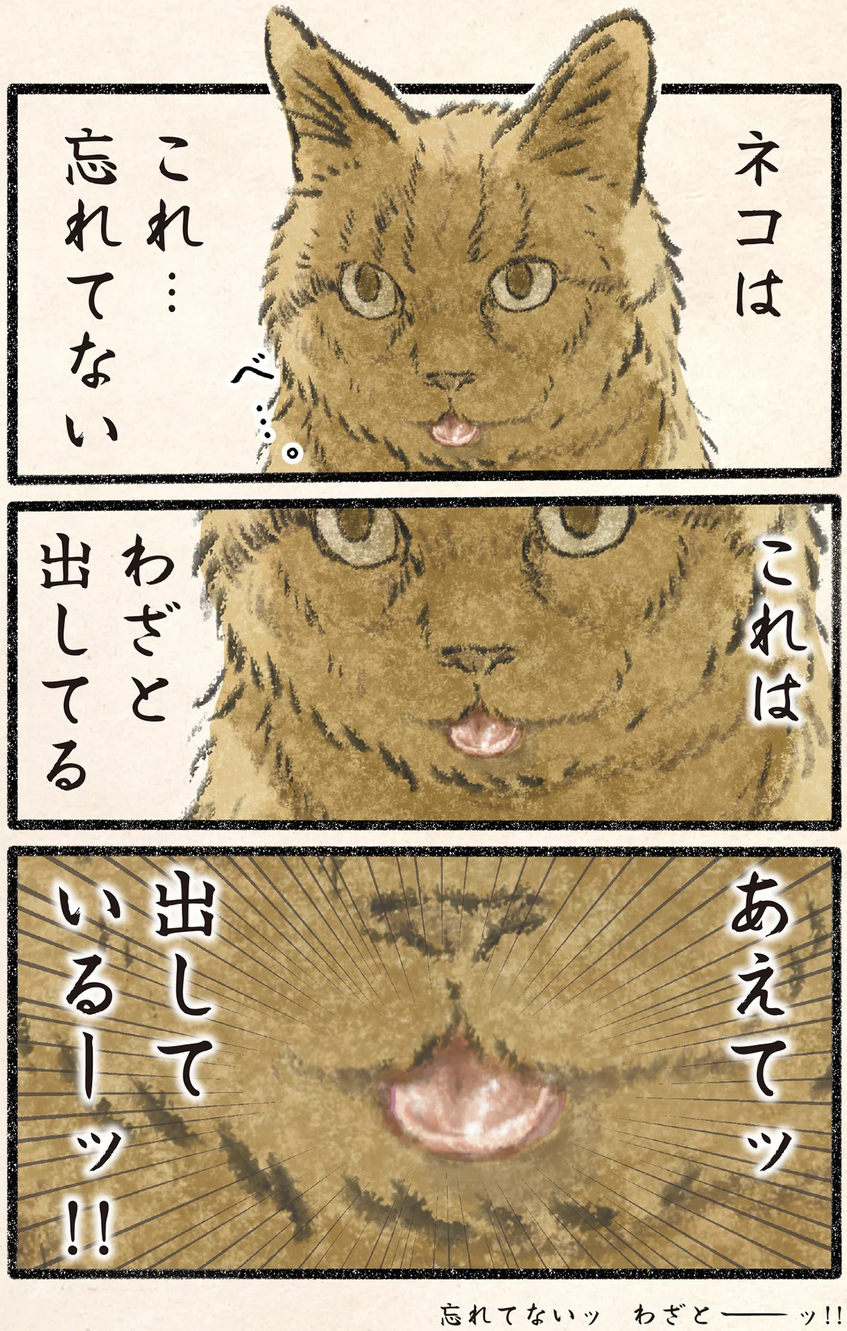 ベロが出てますよ!?」不満顔のネコ様、飼い主は大歓喜！ - レタスクラブ