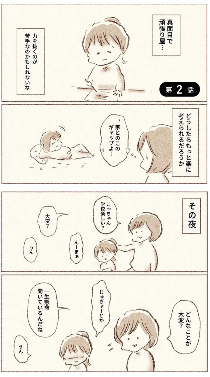 力を抜くのが苦手なのかもしれないな