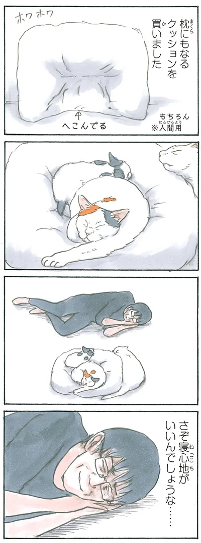 専用ベッドじゃ寝ないのに