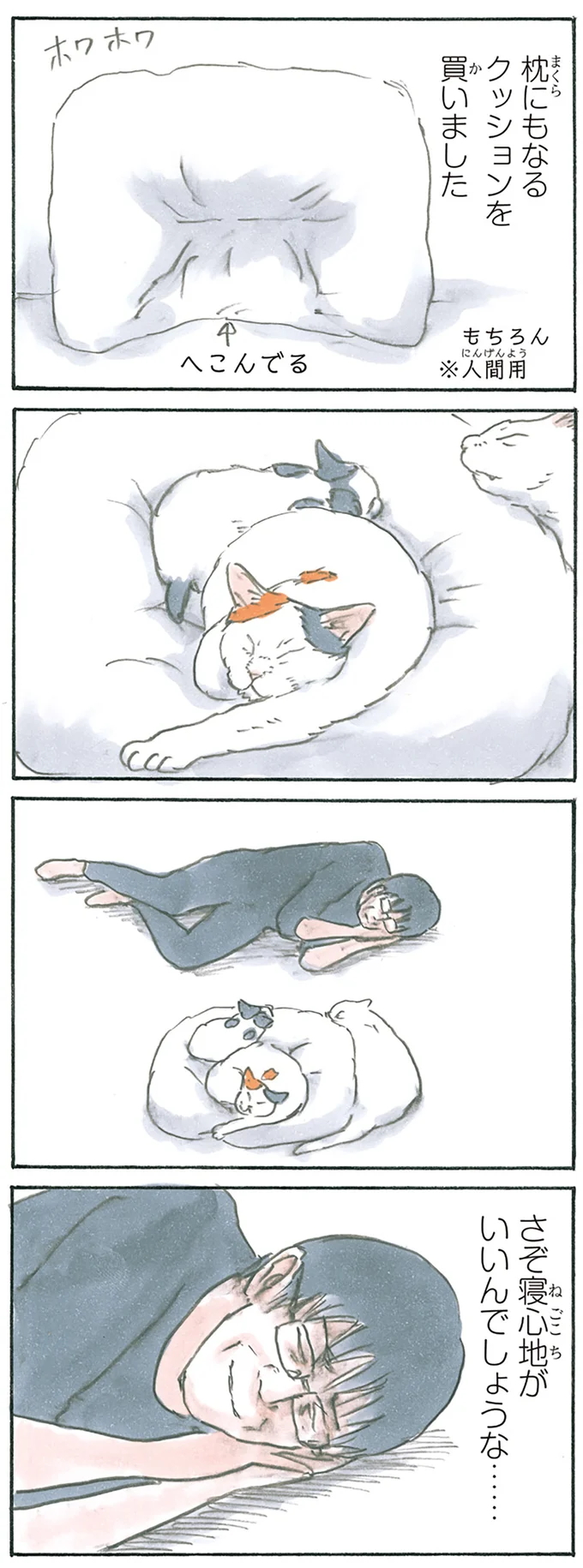 専用ベッドじゃ寝ないのに