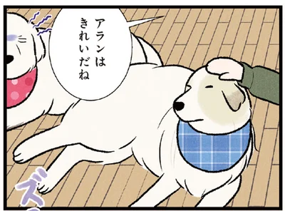 「わたしのこともほめなさいよ！」大型犬のジェラシーに飼い主も困惑