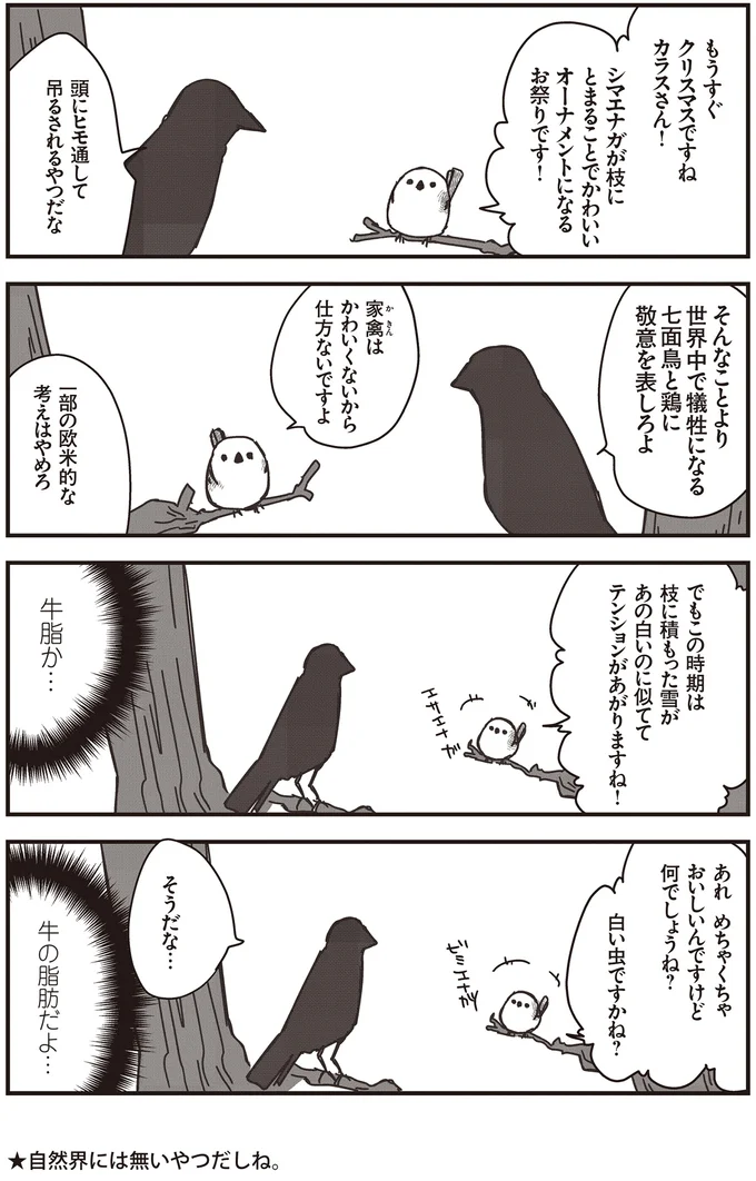 『永久機関シマエナガ-シマエナガとカラスさん-』より