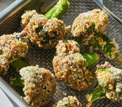 【ブロッコリー唐揚げ】はがれにくいサクサク衣のコツ！