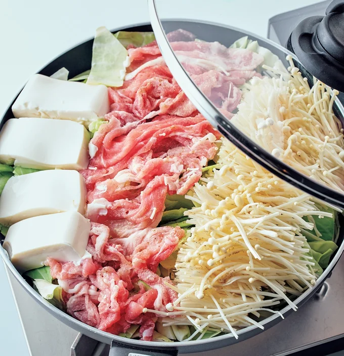 ノンオイルで作れる「蒸し焼き」がおすすめ