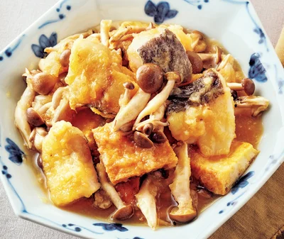 たらと厚揚げのみぞれ煮