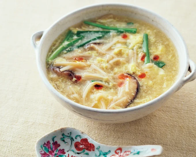 たんぱく質ちょい足しで栄養＆満腹感がUPするスープ2品