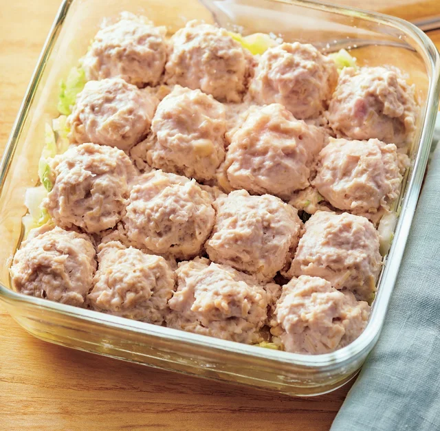 レンジで7分！豆腐入り「ふわふわつくね」が作り置きに最強だった。たんぱく質不足も解消【ハル式満腹ダイエット】